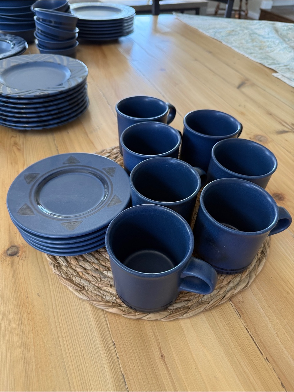 Pfaltzgraff Morning Light Mugs and Saucers